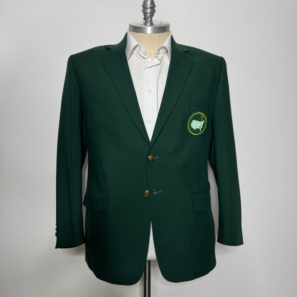 Masters Tournament Green Jacket Hardwick Clothes Mens 46R Golf Blazer - Picture 1 of 10
